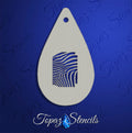 Zebra Stripes Texture stencil