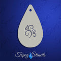 Swirls stencil