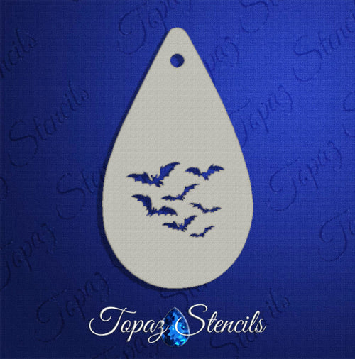 Bats stencil
