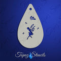 Fairy Flutter stencil