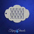 String of Beads Texture stencil