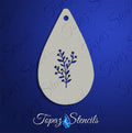 Flowering Stem stencil
