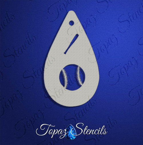 Baseball stencil