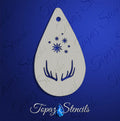 Antlers and Star Bursts stencil