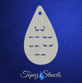 Lashes stencil