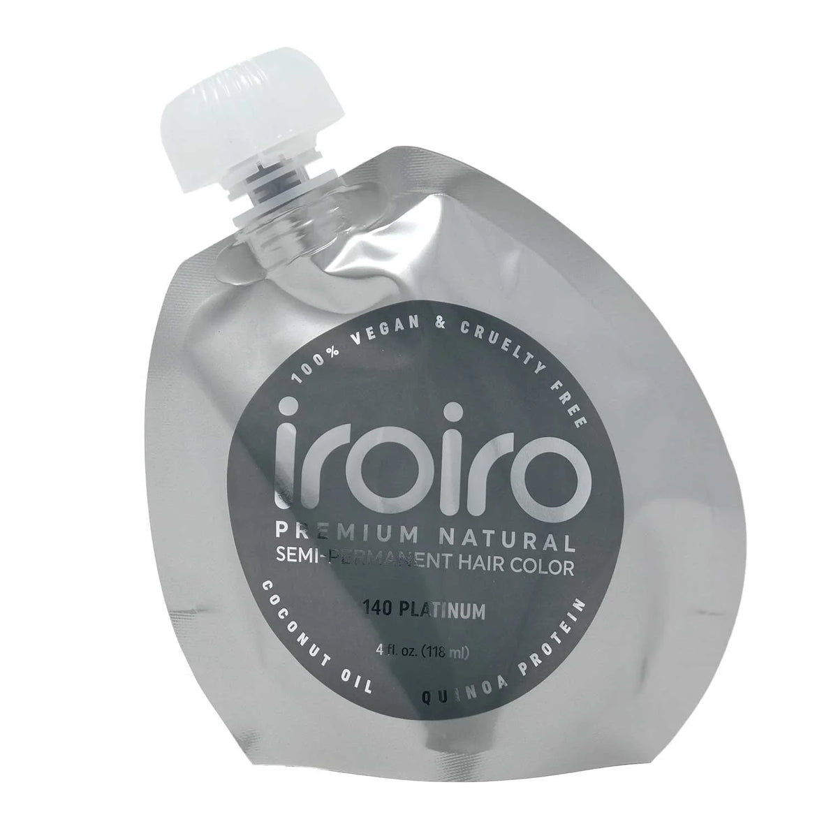 IroIro Premium Semi-Permanent Hair Color 4oz - 140 Platinum