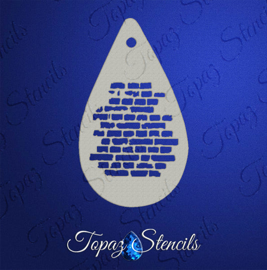 Small Brick Texture Stencil