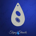 Oval Gem stencil
