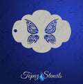 Tribal Butterfly Mirror Eye stencil