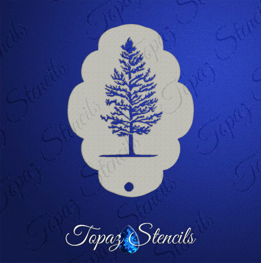 Pine Tree Stencil