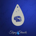 Small VW Bus stencil