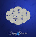 Flowers Set 3 stencil