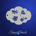 Magnolias stencil