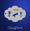 Boarders stencil