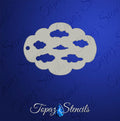 Puffy Clouds stencil