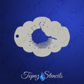 Trash Polka Splash Texture stencil
