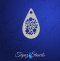 Tiny Bubbles Texture stencil