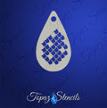 Tiny Scales Texture stencil