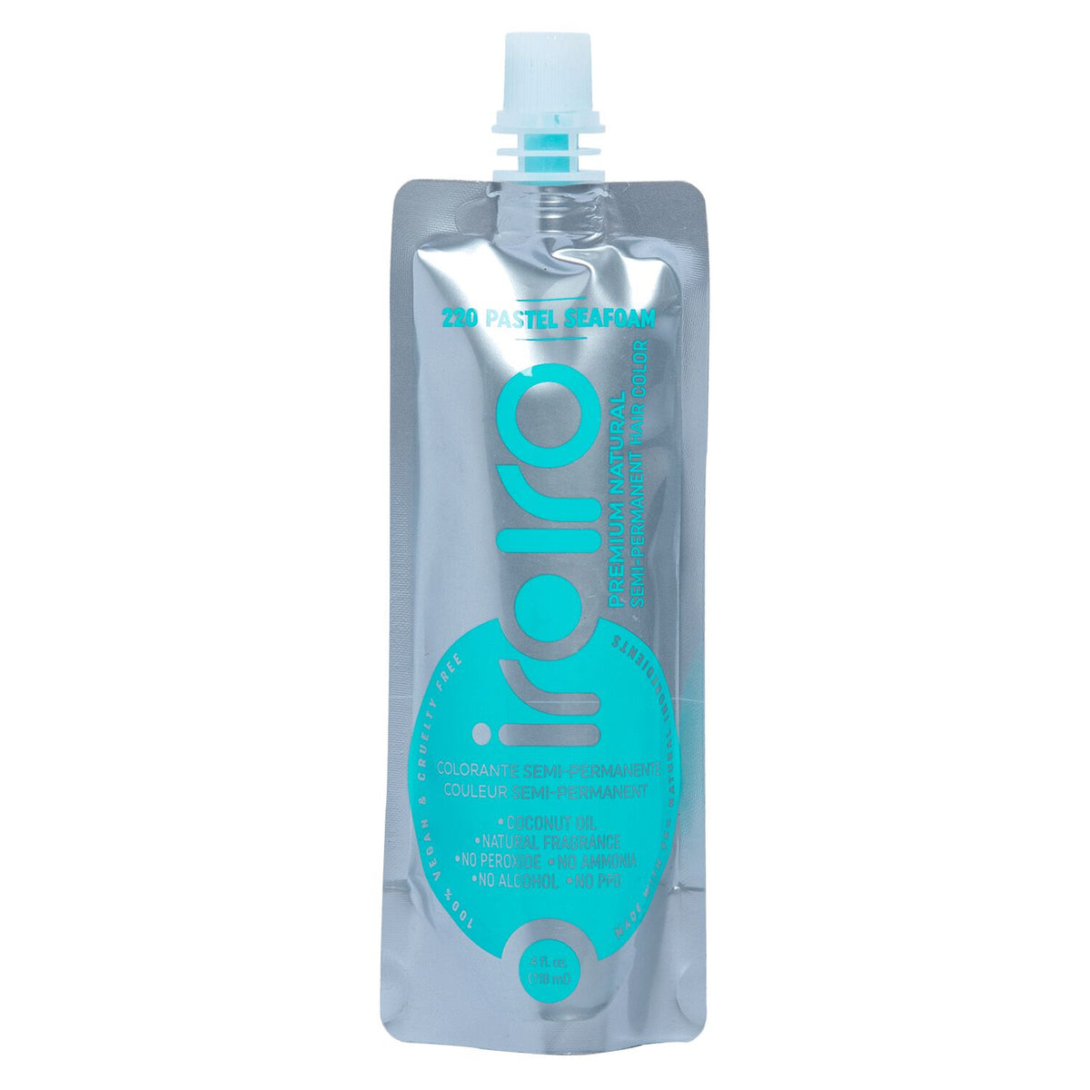 IroIro Premium Semi-Permanent Hair Color 4oz - 220 Pastel Seafoam
