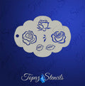 Texas Rose stencil