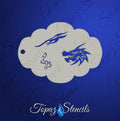Tribal Dragon stencil