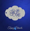 African Violets stencil