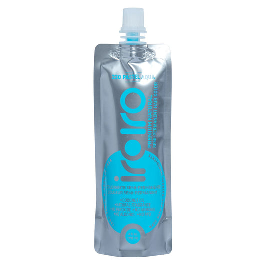 IroIro Premium Semi-Permanent Hair Color 4oz - 230 Pastel Aqua