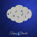 Music Notes stencil