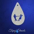 Swing Dance stencil