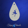 Ballet Dancer stencil