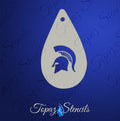 Trojan Helmet stencil