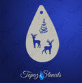 Deer and Tree stencil