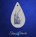 Riverside Cat Tails stencil