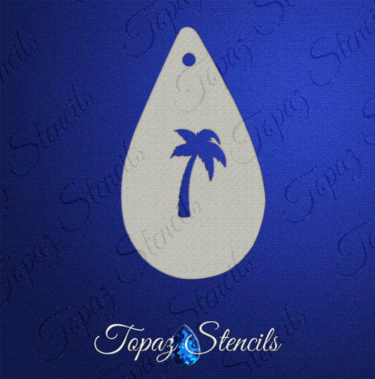 Simple Palm Tree Stencil