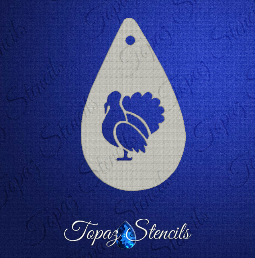 Yum Turkey Stencil