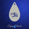 Surfin' Wave stencil