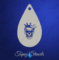 Skull King stencil