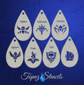 LOL - League of Legends Set stencil