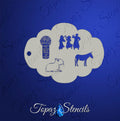 Encanto Elements stencil