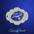 Irish Kiss Me stencil