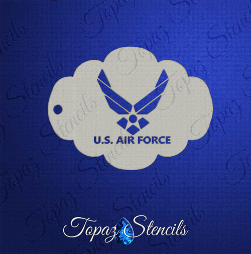Air Force Logo stencil