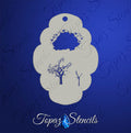 Splatter Tree stencil