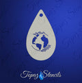 Earth Day stencil