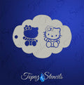 Hello Kitty stencil