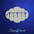 Egyptian Lotus Band stencil