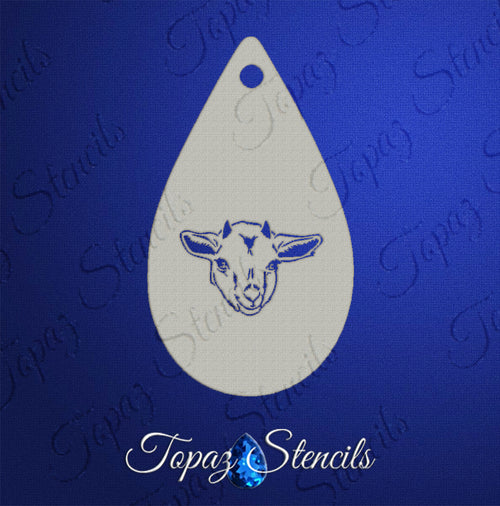 Baby Goat stencil