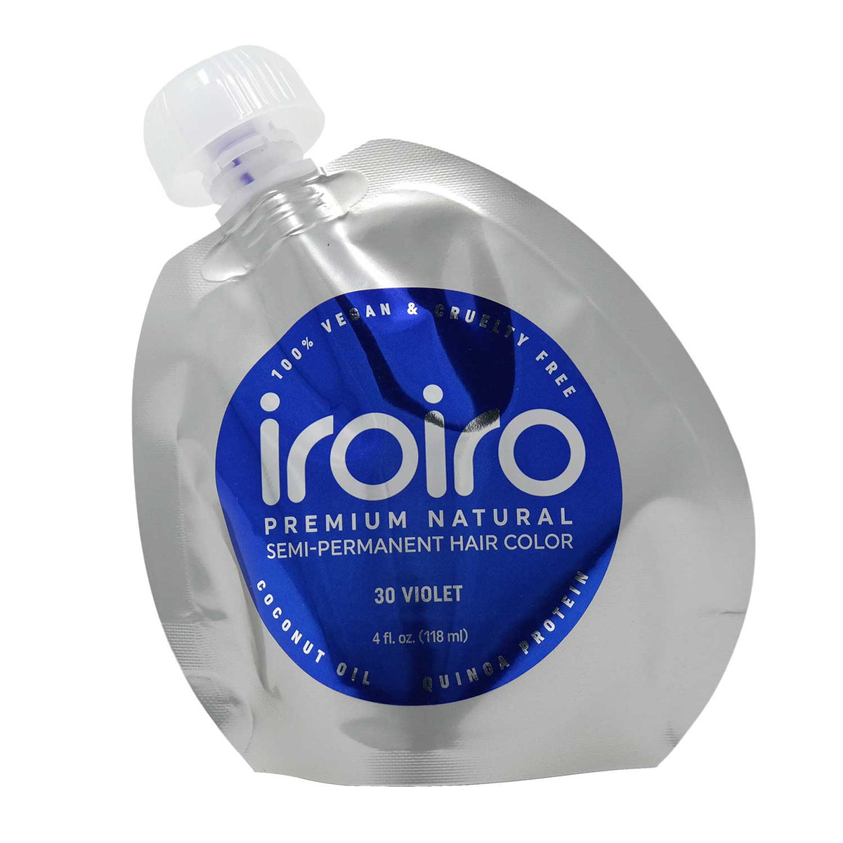IroIro Premium Semi-Permanent Hair Color 4oz - 30 Violet