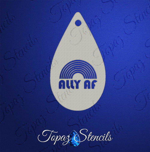 Ally AF stencil