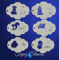 SuperPets Set stencil