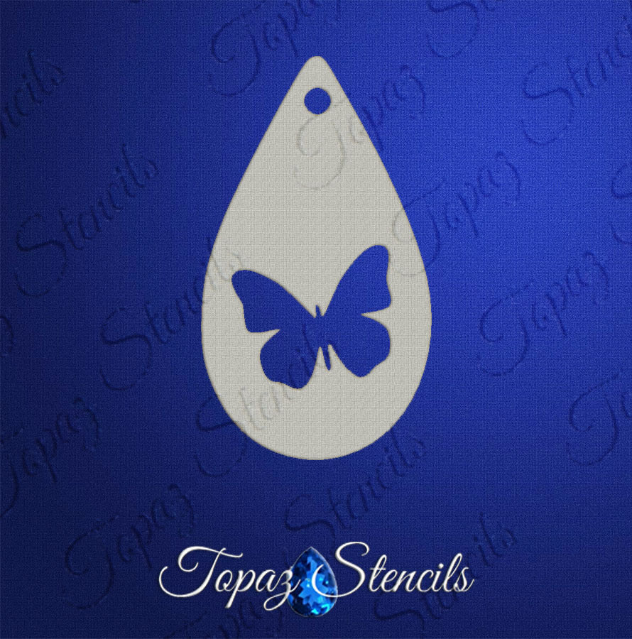 Simple Butterfly Stencil